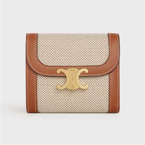 celine brown wallet|celine wallets for women.